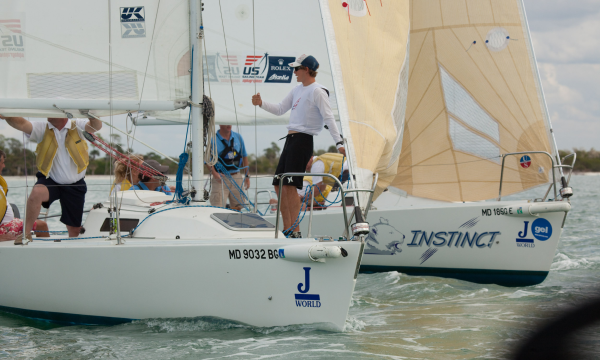 image of Olympian Graham Biehl during GEL/USSTAG Regatta